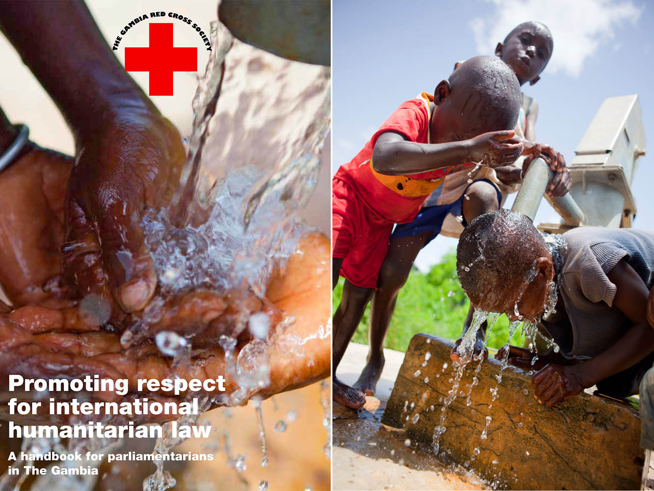 Red Cross Gambia handbook photos