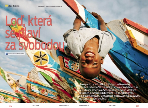 Feature about the negative effects of overfishing on local fishermen in Senegal. Lide a Zeme Magazine, 2012