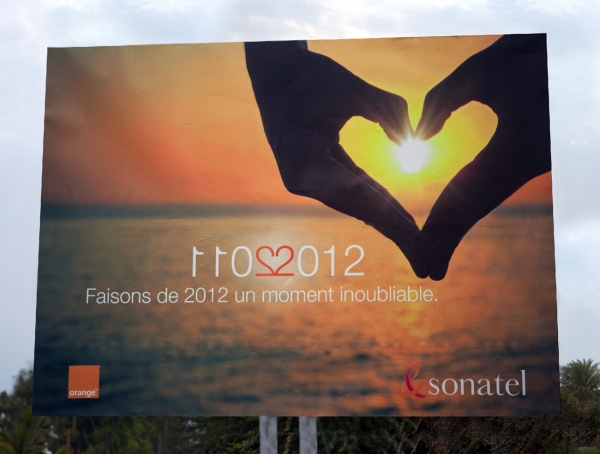2011-2012 ORANGE billboard, Senegal, West Africa