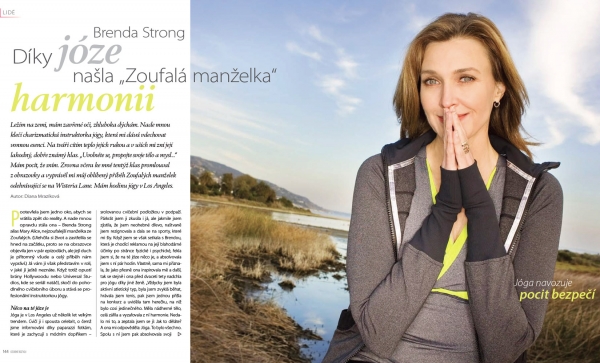 Brenda Strong feaure about her Yoga for fertility